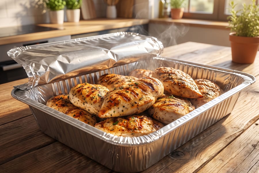 Grilled chicken breast performance meal